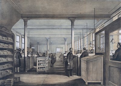 Eine europäische Druckerei des 19. Jahrhunderts von Unknown artist
