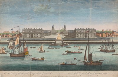 Ansicht des Royal Hospital in Greenwich von Unknown artist