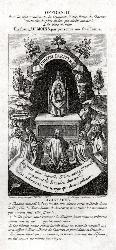 Anbetung der Jungfrau Maria, ca. 1850 von Unknown artist