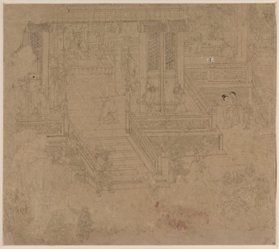 Album der daoistischen und buddhistischen Themen: Könige der Hölle: Blatt 37 von Unknown artist