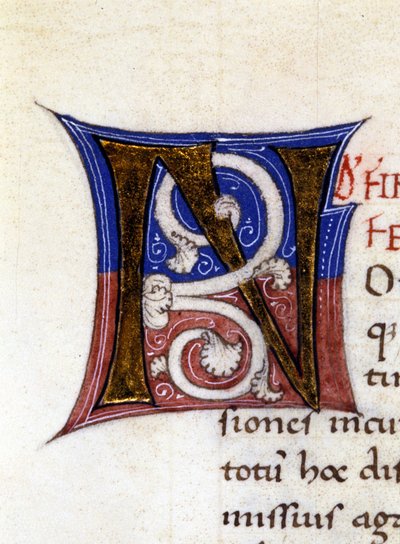 Alphabet: miniaturisierter Buchstabe N von Unknown artist