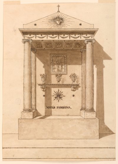 Ein Oratorium, der Jungfrau Maria gewidmet von Unknown artist