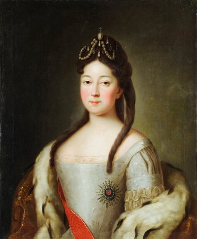 Porträt der Zarewna Anna Petrowna von Russland (1708-1728) von Unknown artist