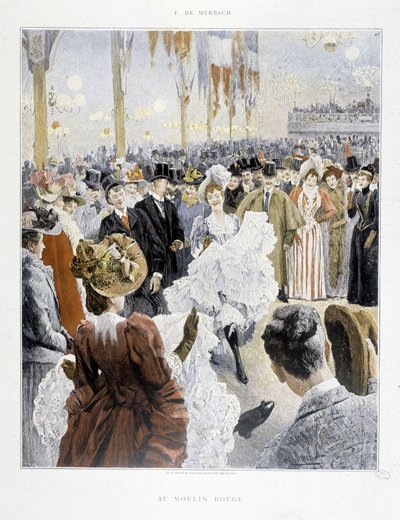 Ball im Moulin Rouge - in „Paris Illustré“ von Unknown artist