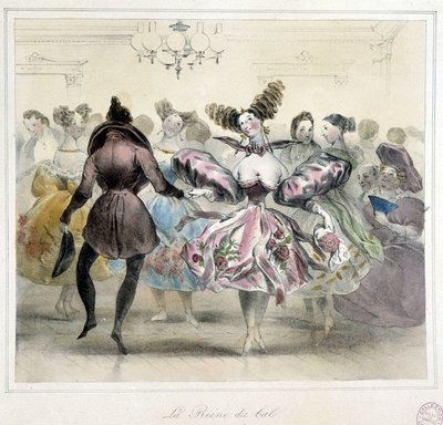 Ball: Die Königin des Balls - 19. Jahrhundert von Unknown artist