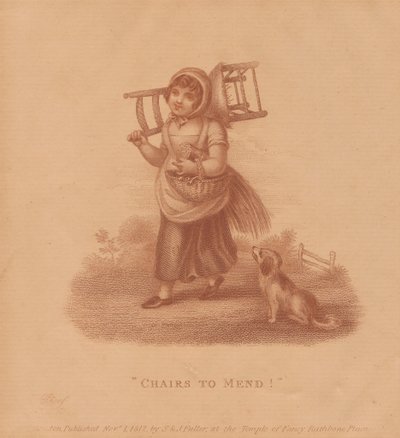 Stühle zu reparieren von Unknown artist