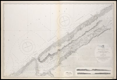 Karte von Nova Scotia, Bay of Fundy, Gullivers Hole bis St Croix Bay, erstmals veröffentlicht am 10. Februar 1858 von Unknown artist
