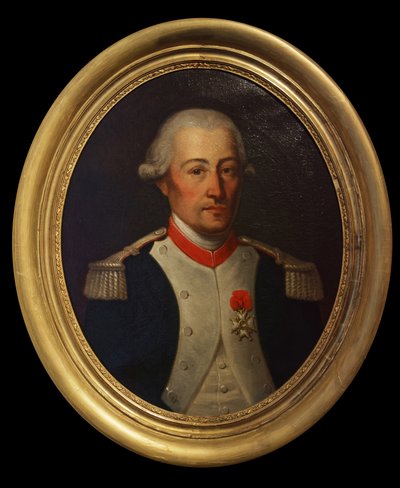 Graf Laurent de Migot, Oberstleutnant des Regiments der Artois-Drachen, späte 18. Jahrhundert von Unknown artist