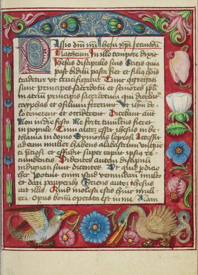 Geschmückte Textseite von Unknown artist