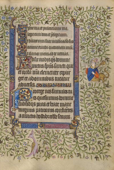 Geschmückte Textseite von Unknown artist