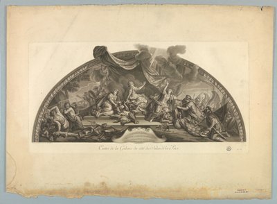 Dekorationen von Lebrun und Mignard im Schloss von Versailles von Unknown artist
