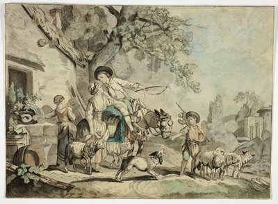 Abfahrt zum Markt von Unknown artist
