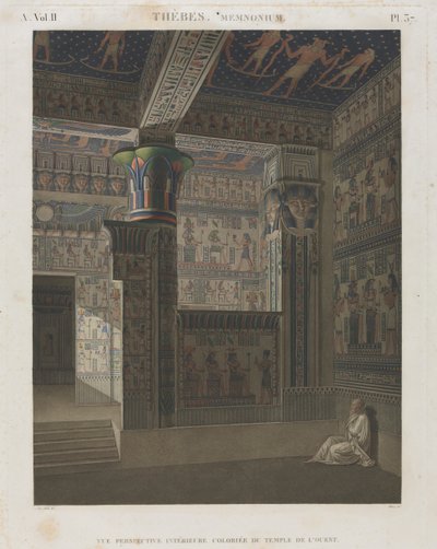 Beschreibung Ägyptens: Theben. Memnonium, Bd. II, Taf. 37 von Unknown artist