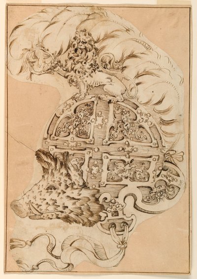 Entwurf für einen dekorativen Burgonet von Unknown artist