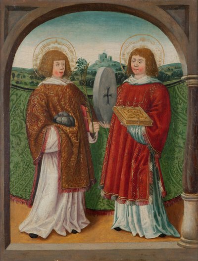 Die Heiligen Stephanus und Florian (?) von Unknown artist