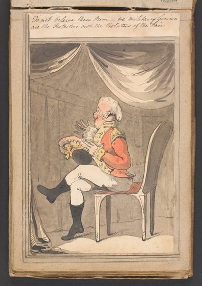 Glauben Sie ihnen nicht, Mem - wir Militärs sind die Beschützer, nicht die Verletzer der Schönen von Unknown artist
