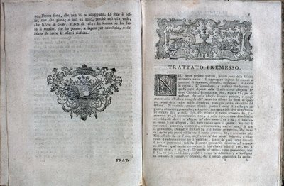 Doppelseite aus einem Musiktraktat von Giuseppe Tartini von Unknown artist