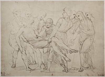 Zeichnung von Raphael Sanzio im British Museum von Unknown artist