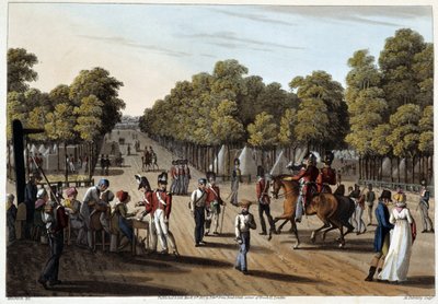 Englisches Lager im Bois de Boulogne von Unknown artist