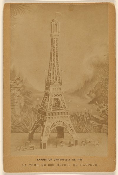 Weltausstellung 1889. Der 300 Meter hohe Turm von Unknown artist