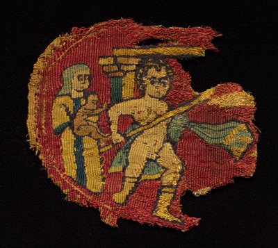 Vier Segmenta von einer Tunika von Unknown artist