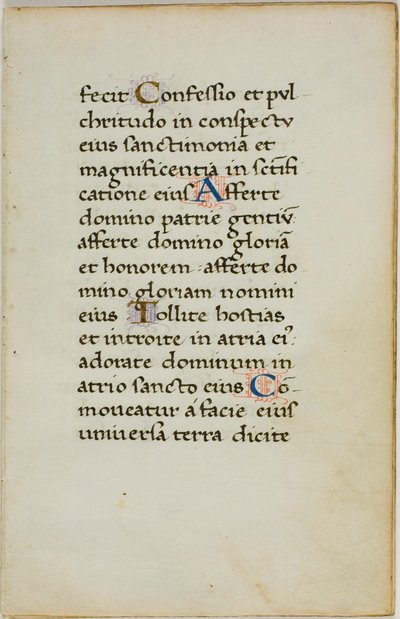 Illuminierte Manuskriptseite von Unknown artist