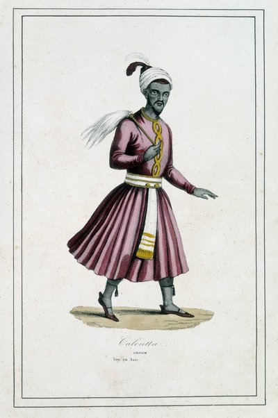 Indien: Diener von Kalkutta - in "Die verschiedenen Völker der Erde" von Pater Paul Jonhanneaud, Librairie des Bons livres von Unknown artist