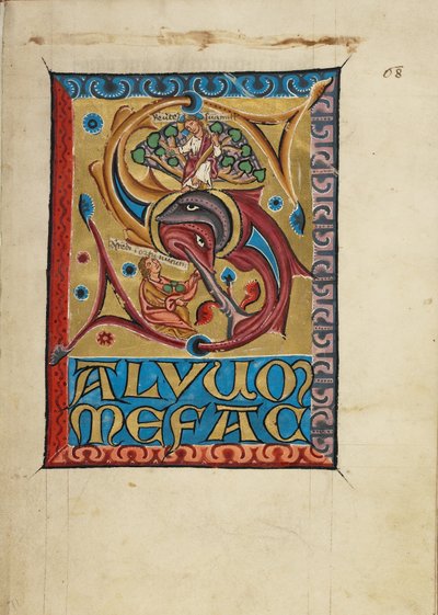 Initiale S: Christus als Bräutigam mit der Braut von Unknown artist