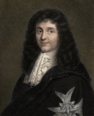 Jean Baptiste (Jean-Baptiste) Colbert 1619-1683 - Gravur - 19. Jahrhundert von Unknown artist