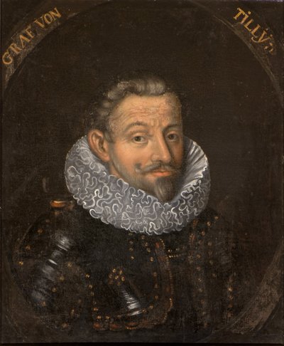 Porträt von Johann Tserclaes (1559-1632), Graf von Tilly, Anonym von Unknown artist