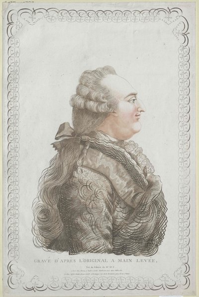 König von Frankreich Ludwig XVI. von Unknown artist