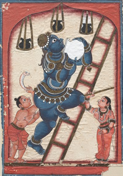 Krishna stiehlt Quark von Unknown artist