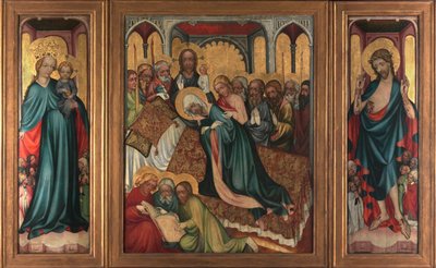 Der Tod der Jungfrau. Der Roudnice-Altar von Unknown artist