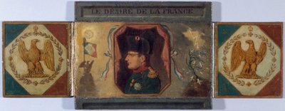 "Le Désiré de la France". Porträt von Louis XVIII und verstecktes Porträt von Napoleon, ca. 1815 von Unknown artist