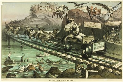 Legalisierte Plünderer, aus Puck von Unknown artist