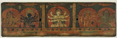 Manuskriptdeckel von den Fünf Beschützern (Pancharaksha) von Unknown artist