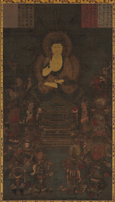 Medizin-Buddha und die zwölf göttlichen Generäle von Unknown artist