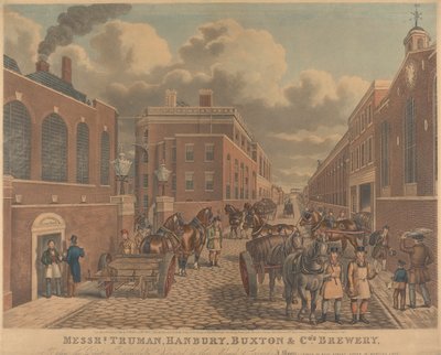 Brauerei von Messrs. Truman, Hanbury, Buxton & Co., Spitalfields von Unknown artist