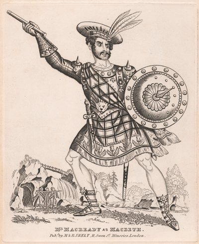 Mr. Macready als Macbeth von Unknown artist