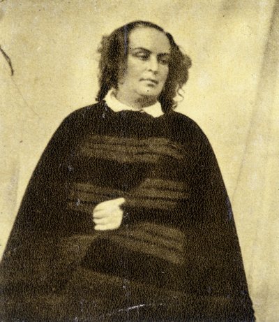 Frau Victor Hugo, immer noch in Schwarz gekleidet seit dem Tod ihrer Tochter Leopoldine von Unknown artist
