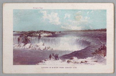 Niagara im Winter von der kanadischen Seite aus Die Wasserfälle von Niagara: Ein vollständiger Führer von Unknown artist
