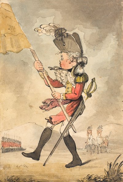 Oh La! Oh La! lieber süßer Wind, verschone mich, bis ich vorbeigehe, der General?, 1796 von Unknown
