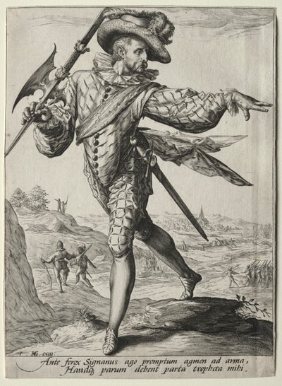 Offiziere und Soldaten der Leibgarde von Kaiser Rudolf II: Sergeant von Unknown artist