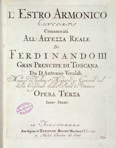 Seite der Partitur von L