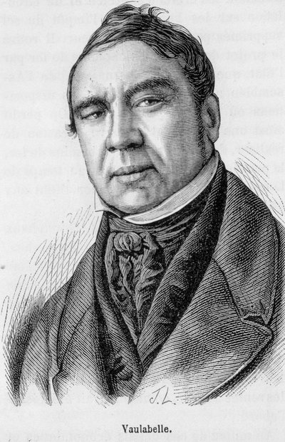 Porträt von Achille Tenaille de Vaulabelle (1799-1879), französischer Bildungsminister. von Unknown artist