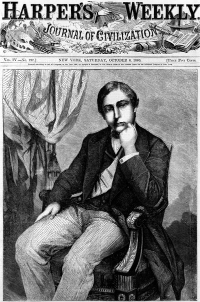 Porträt von Albert Edward, Prinz von Wales (Edward VII) (1841-1910). Titelblatt von Harper