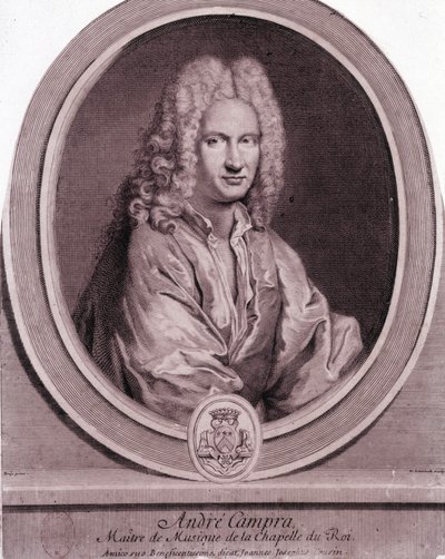 Porträt von André Campra (1660-1744), französischer Komponist von Unknown artist