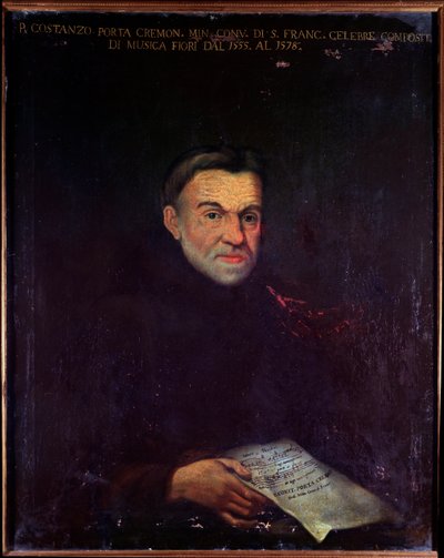 Porträt von Costanzo Porta, italienischer Komponist von Unknown artist
