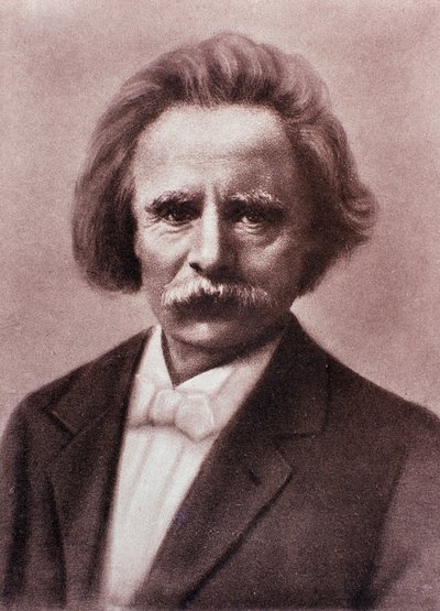 Porträt von Edvard Grieg (Kreidezeichnung) von Unknown artist