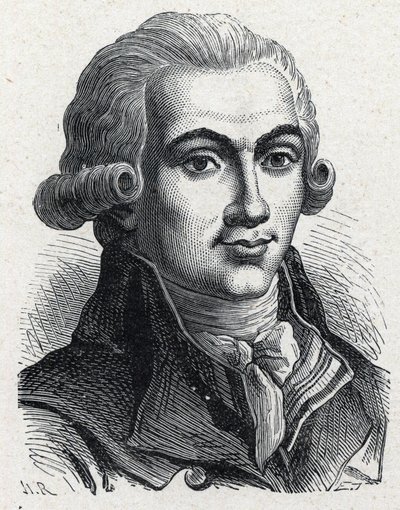 Porträt von Elie Guadet (1758-1794), französischer Revolutionär von Unknown artist